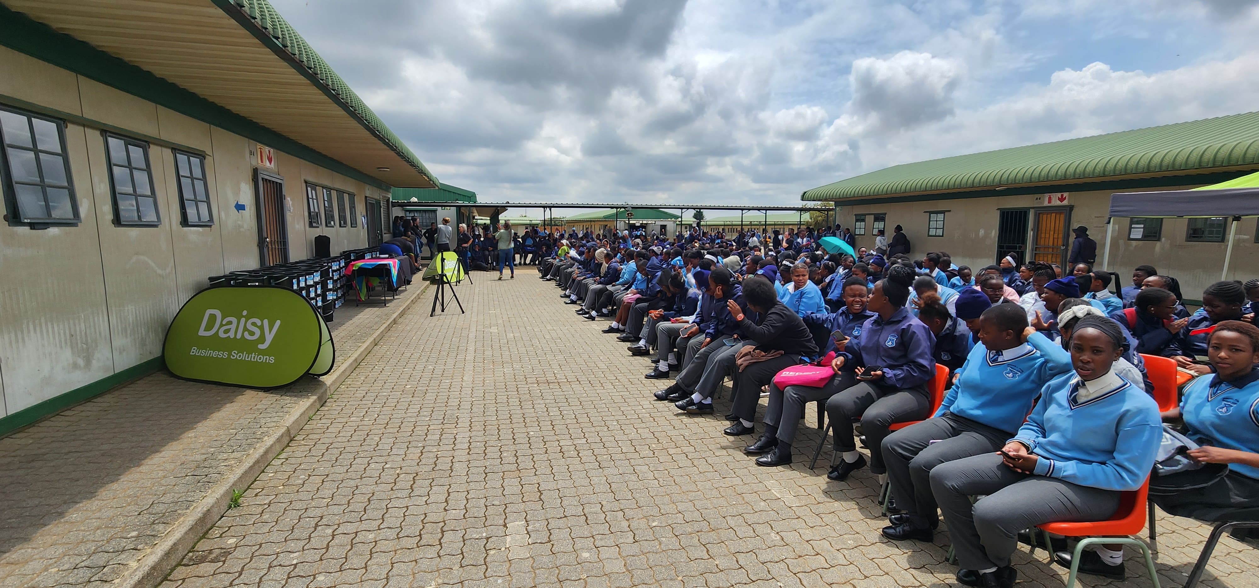 The Friendly Daisy Cares team at Windmill Park Secondary School in Boksburg | Daisy Business Solutions
